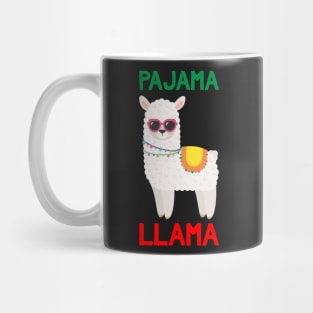 Pajama Llama - Funny Christmas Pajama Llama Mug